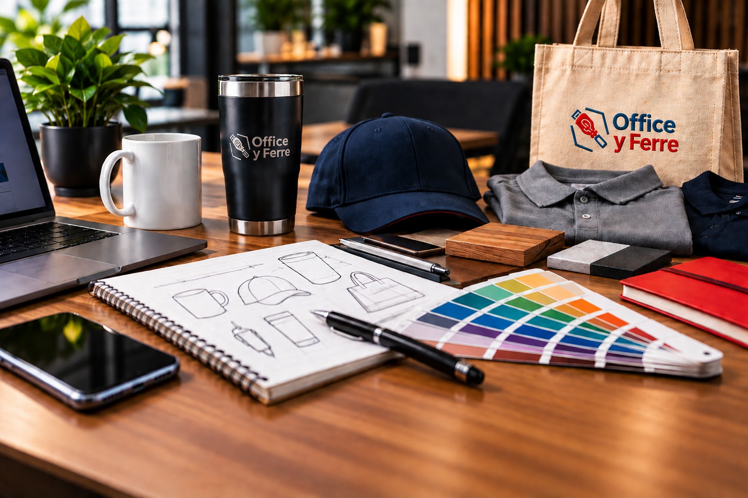 Diseño de artículos promocionales personalizados para empresas 