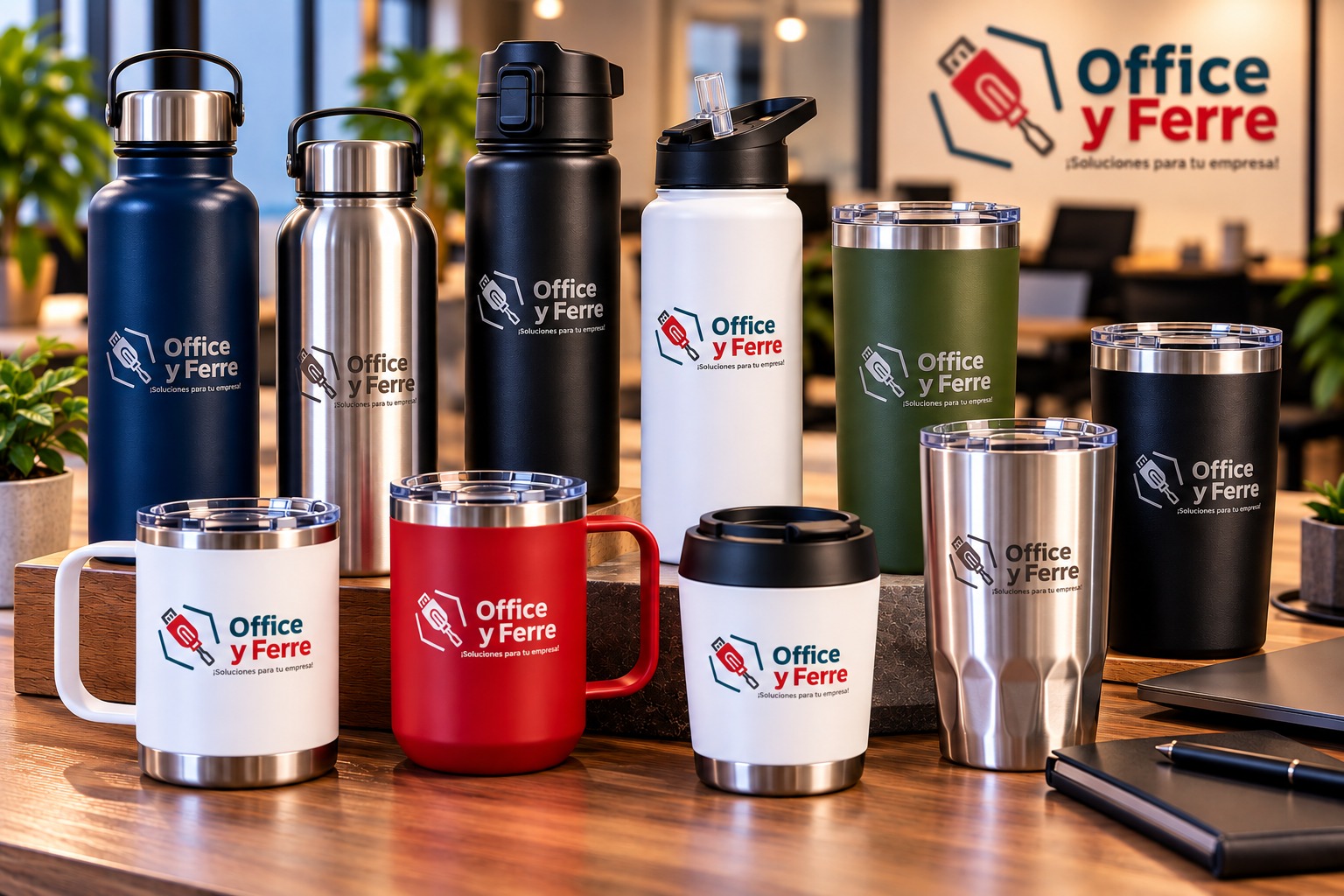 Termos y cilindros promocionales personalizados