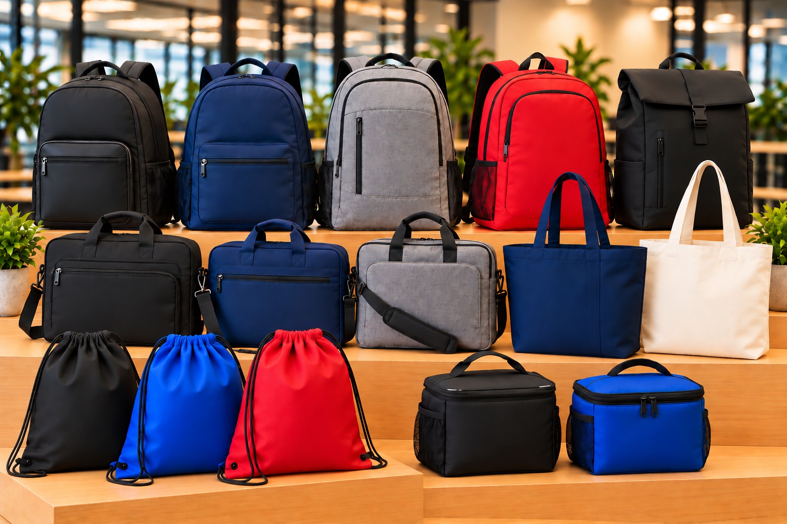  Bolsas y mochilas promocionales personalizadas